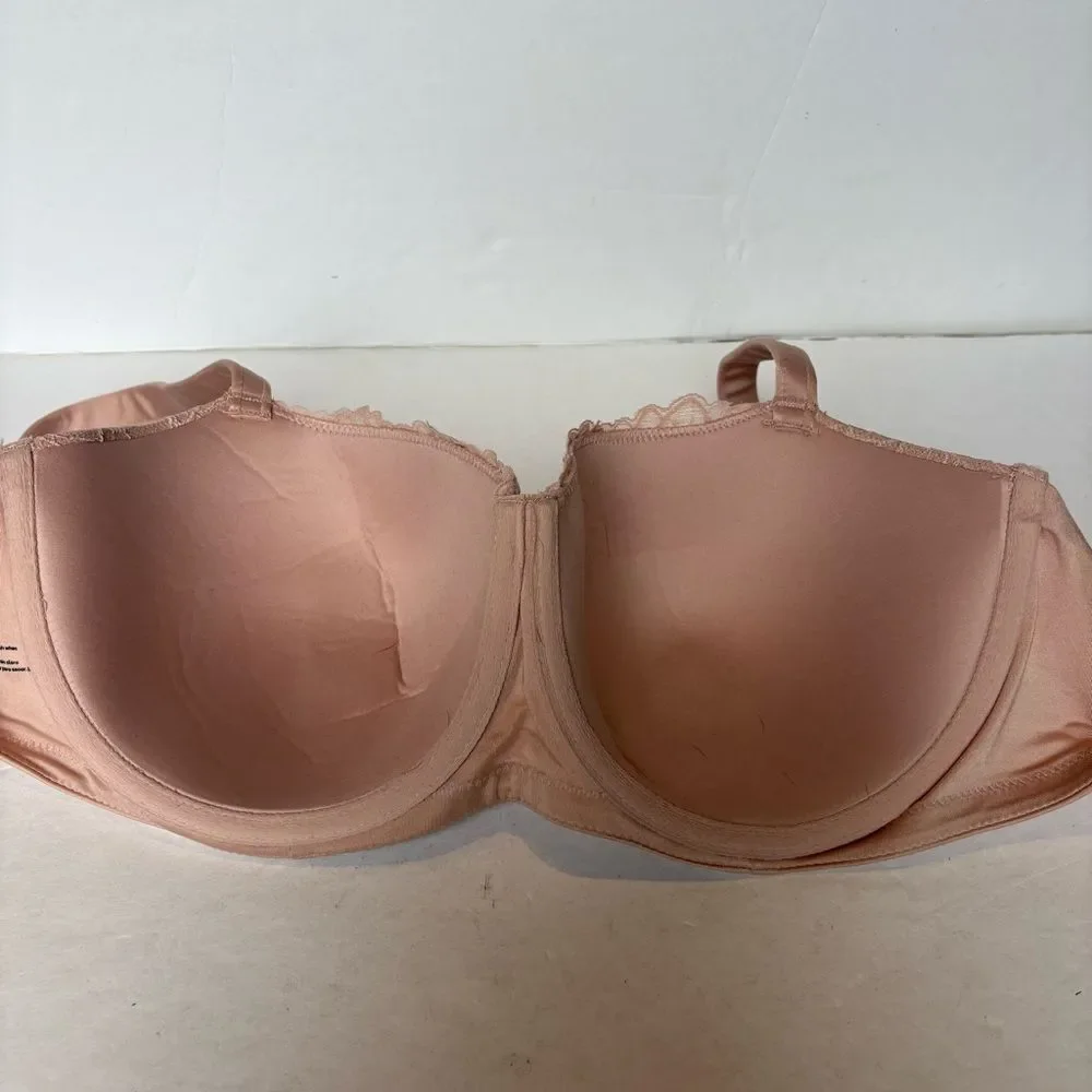 Joyspun Elegant Lace Women's Bra in Blush Pink Underwire, padded Size 38DD